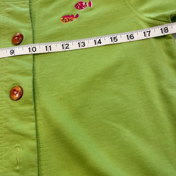 Natalie & Me Petites Weekend. Jacket & Tank Top. Lime Green size PL worn once - Picture 5 of 15